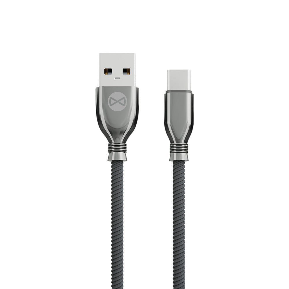 Câble USB-C Forever Tornado 1m 3A noir