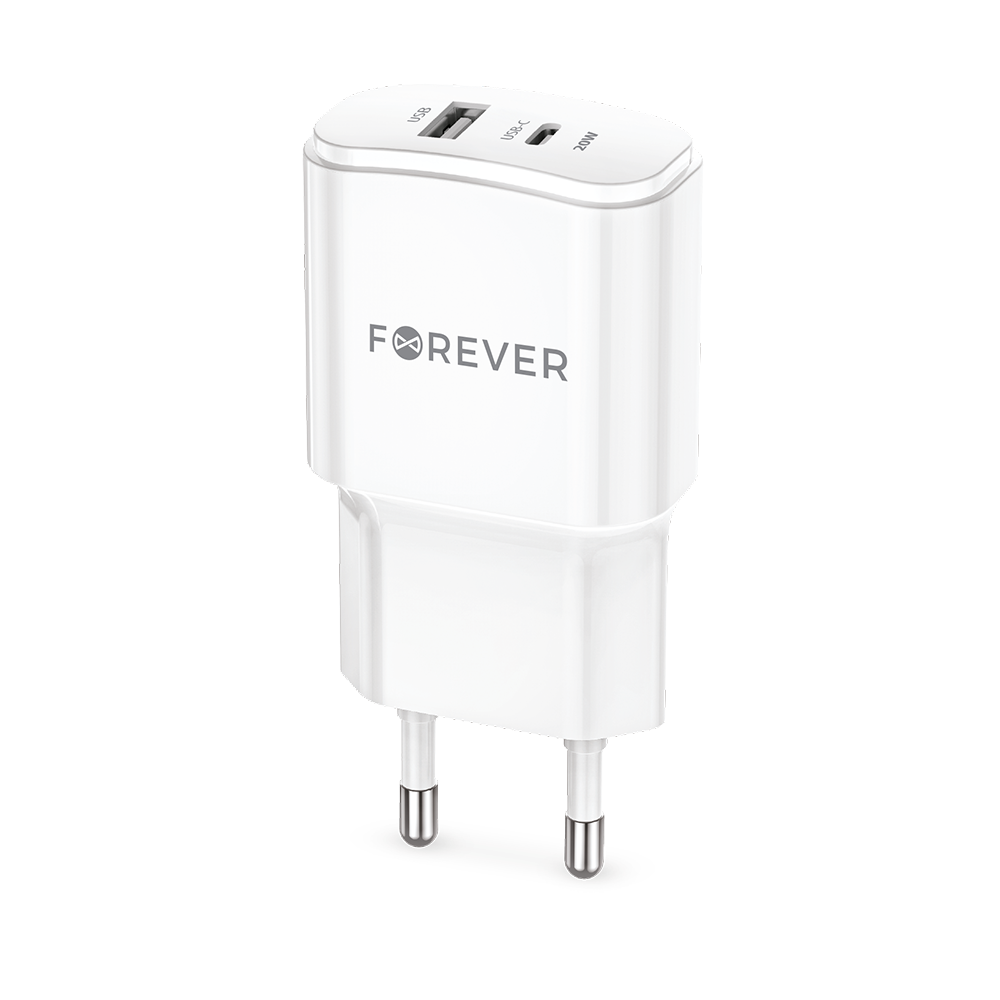 Chargeur mural Forever TC-01 20W USB-C USB