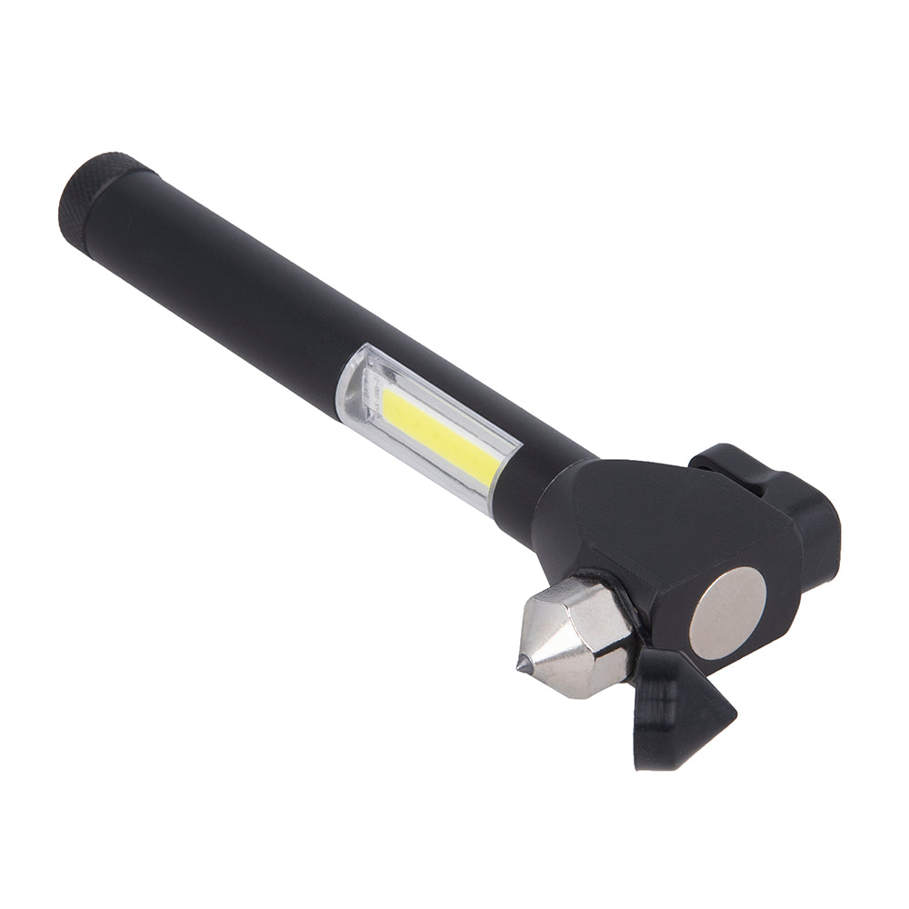 Lampe LED d'urgence FLF-03 avec marteau, cutter et aimant