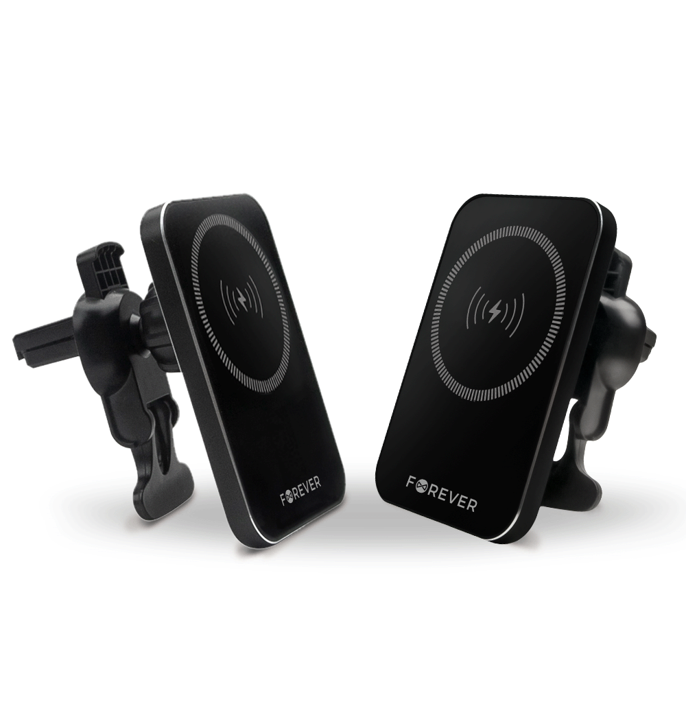 Support voiture magnétique Forever MACH-100 pour aération — Chargement sans fil 15W MagSafe