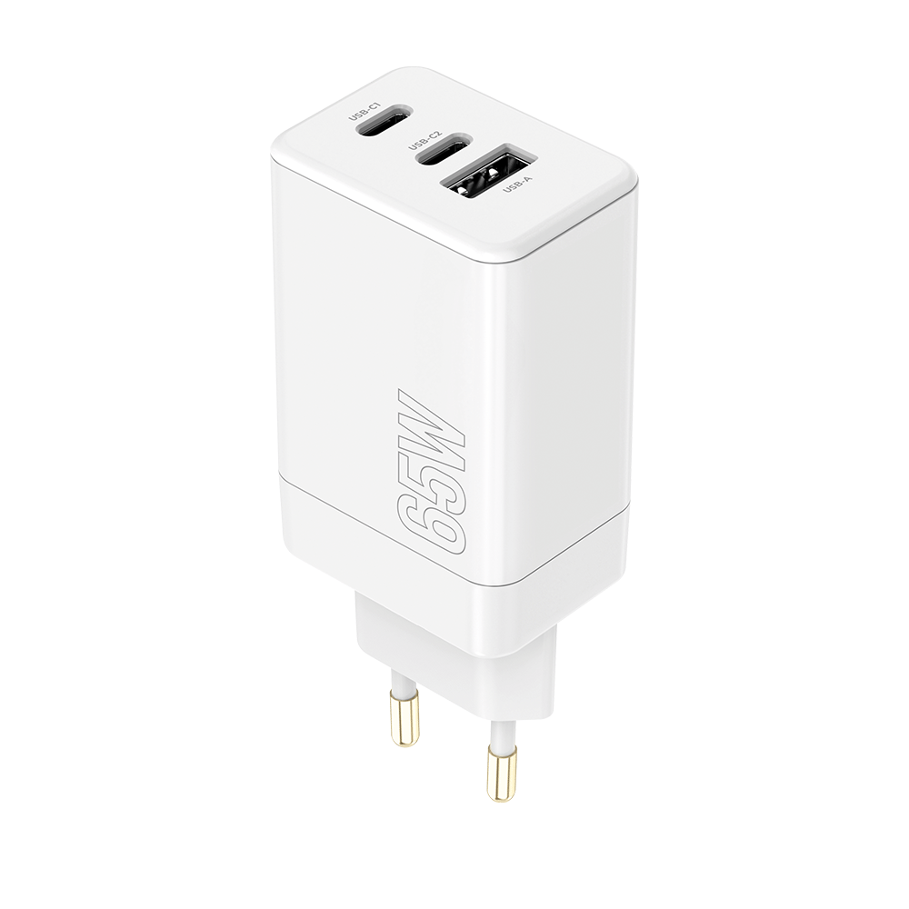 Chargeur Maxlife MXTC-08 65W — 3 ports USB-C/A