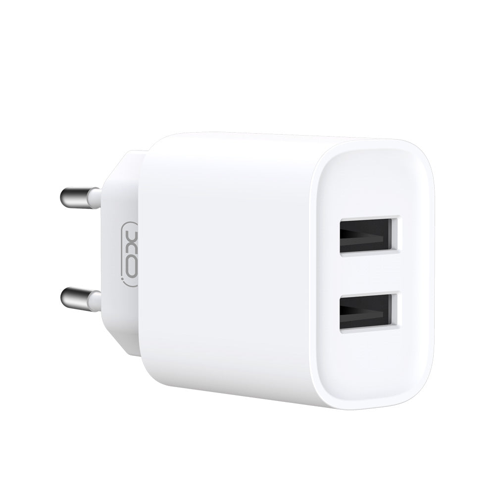 XO wall charger CE02C 2x USB 2,1A white