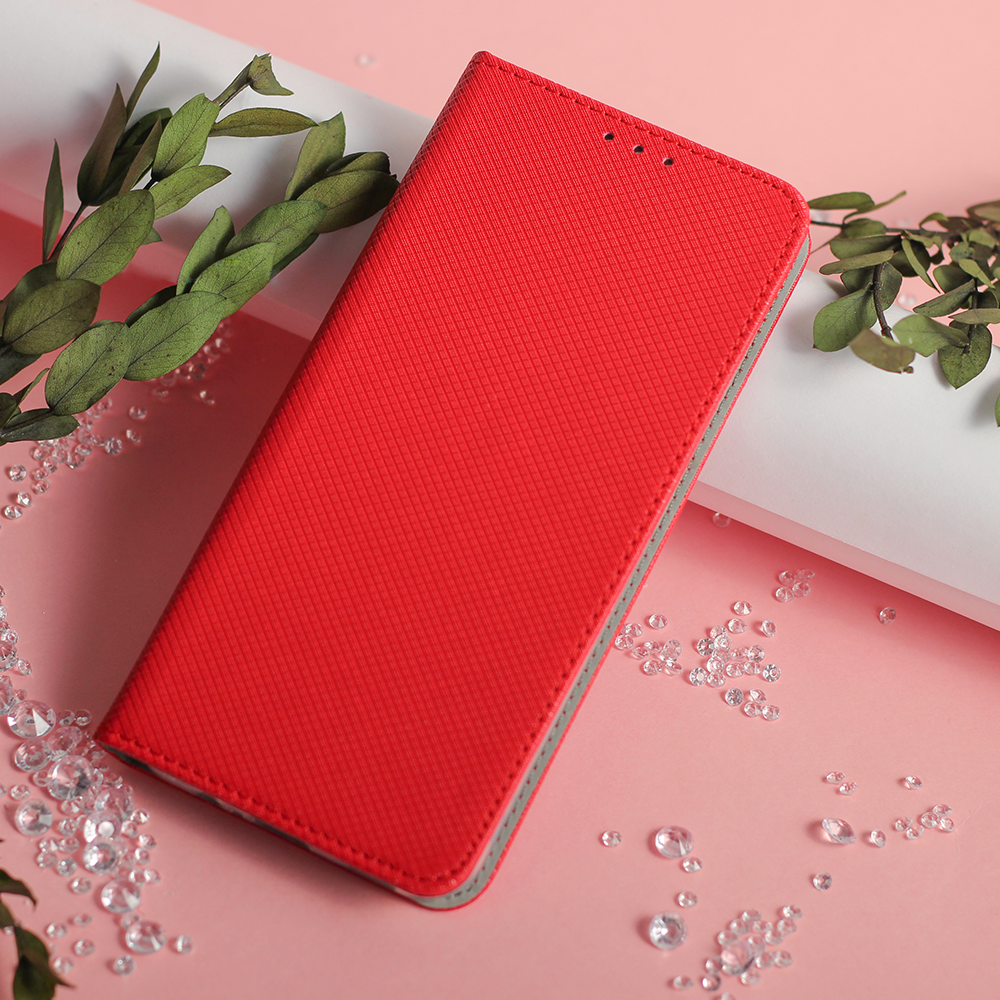 Smart Magnet case for Xiaomi Redmi 15C 4G EU / 15C 5G EU (173.16 x 81.06 x 8.2 mm) red