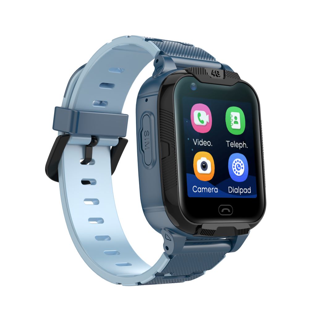 Montre connectée Maxlife 4G MXKW-350 bleu GPS WiFi