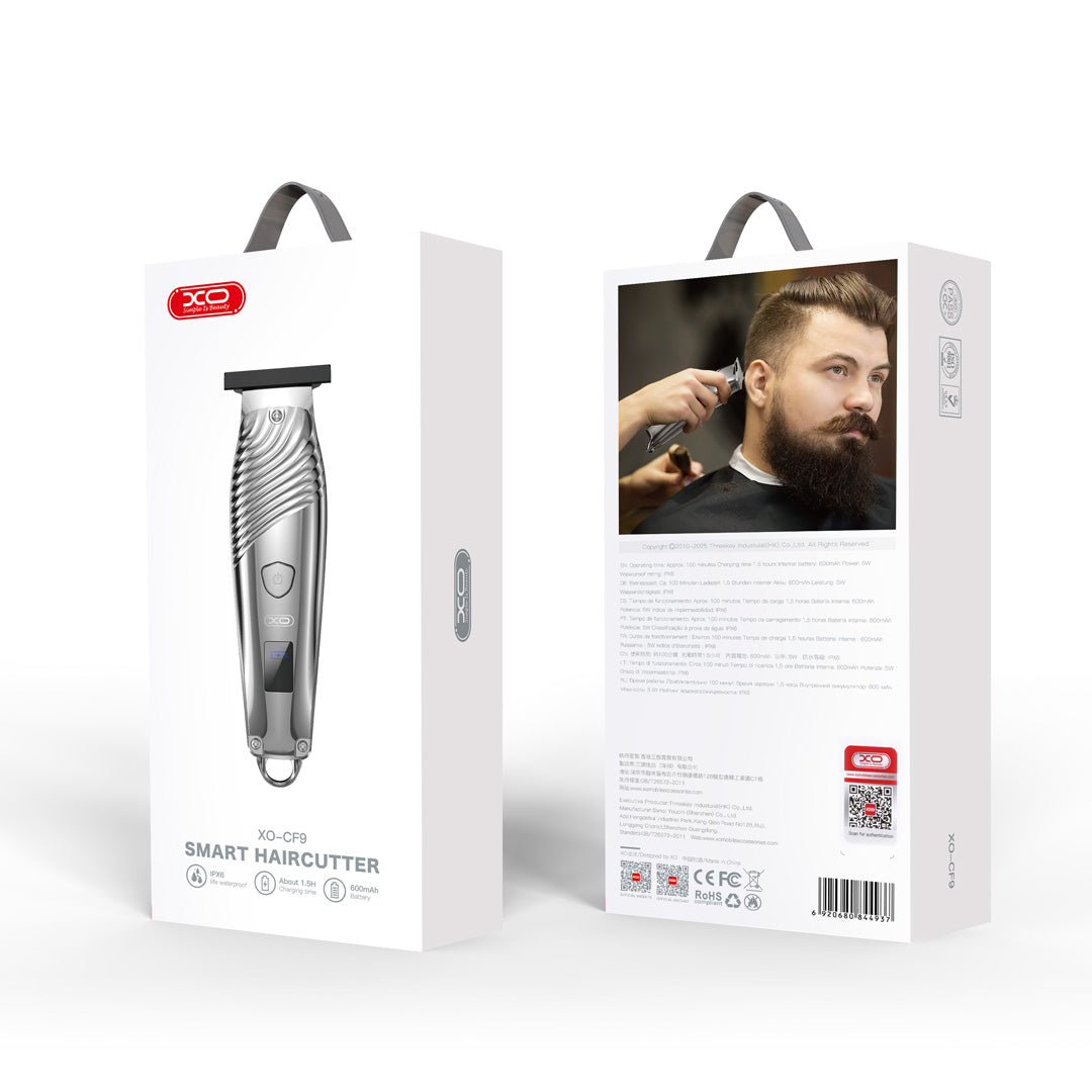 XO cordless hair clipper CF9 gray