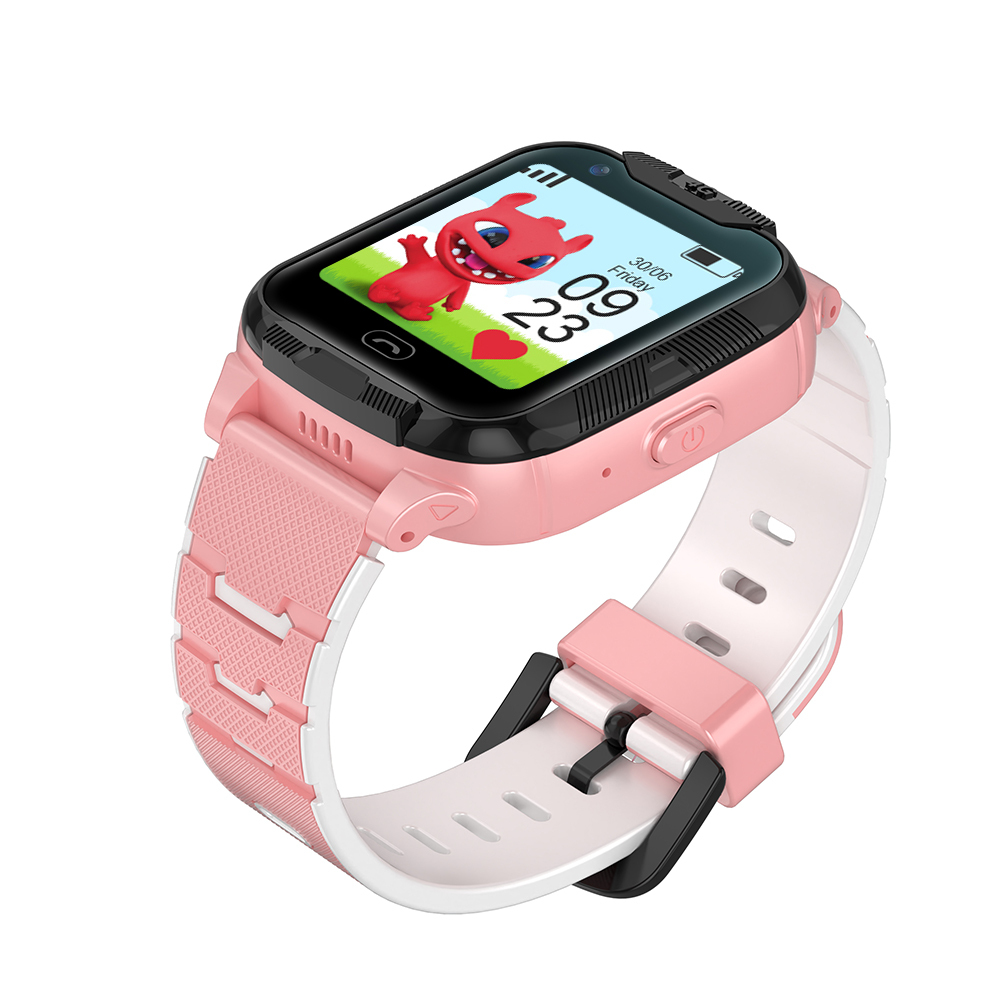Montre connectée Maxlife 4G MXKW-350 rose GPS WiFi