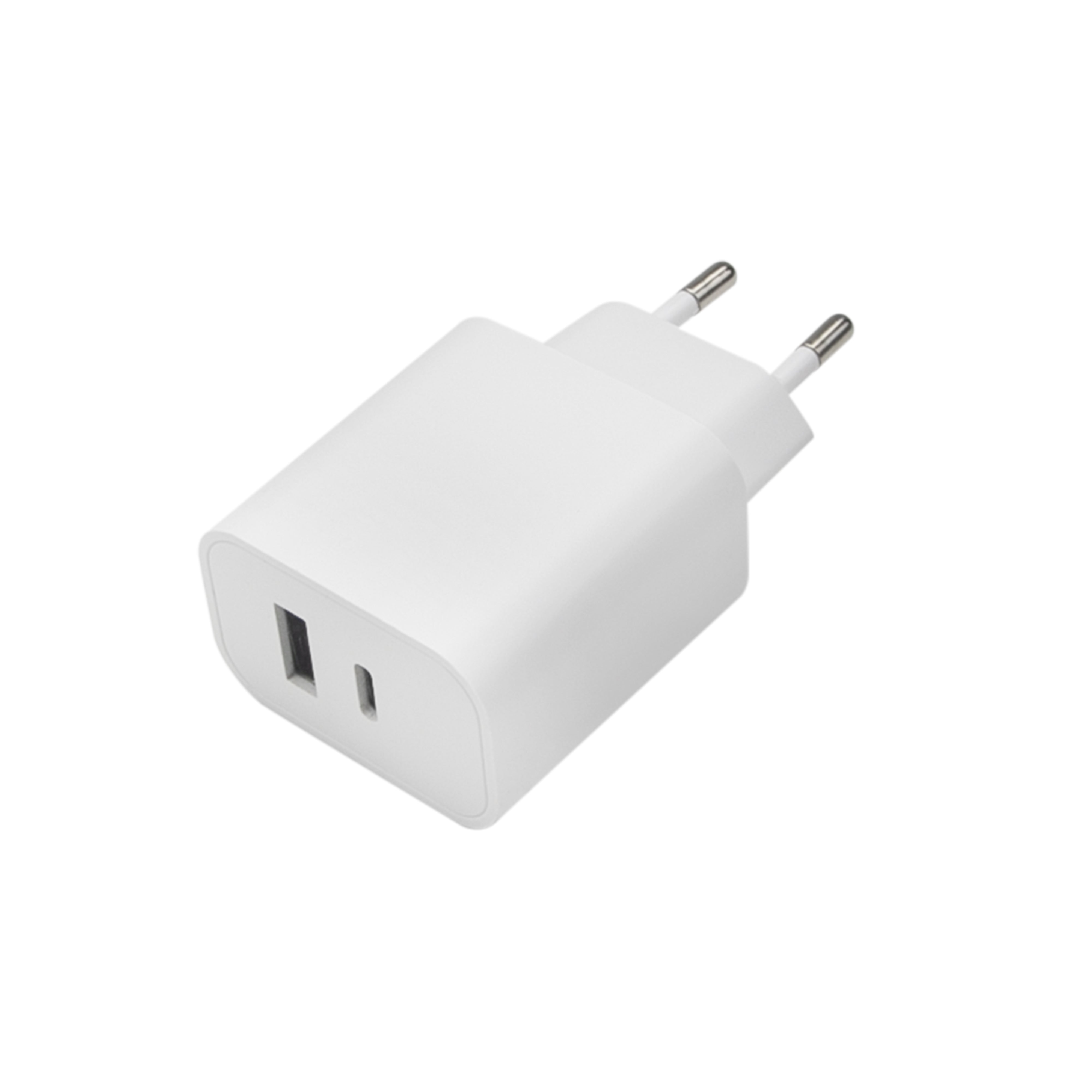 Maxlife MXTC-06 PD QC charger 1x USB-C 1x USB 30W white