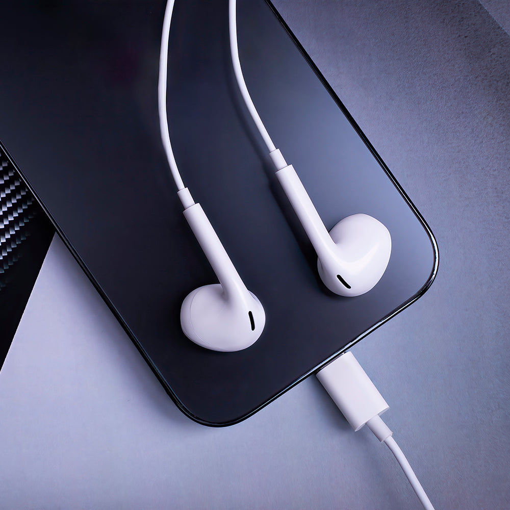 Écouteurs Maxlife MXEP-04 — USB-C blanc
