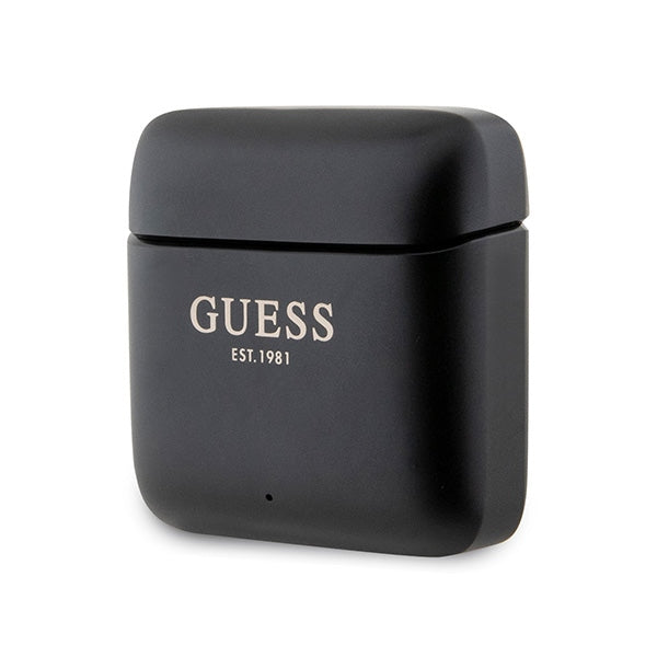 Guess Bluetooth headphones GUTWSSU20ALEGK TWS + charge station black Printed Logo