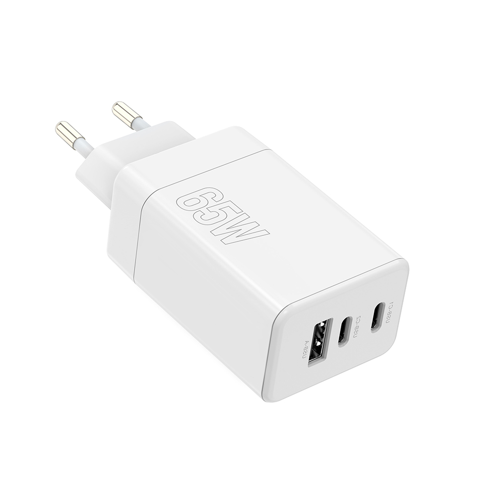 Chargeur Maxlife MXTC-08 65W — 3 ports USB-C/A