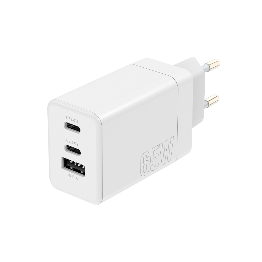 Chargeur Maxlife MXTC-08 65W — 3 ports USB-C/A
