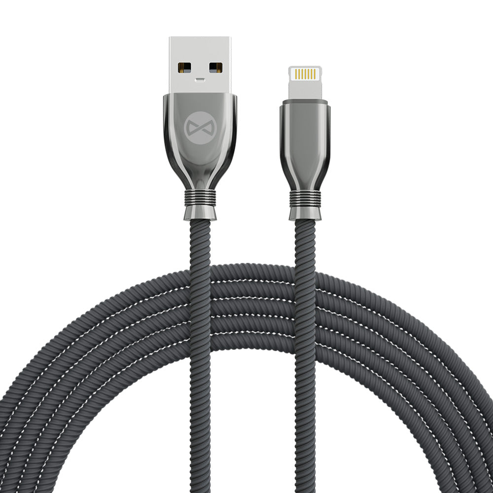 Câble USB-Lightning Forever Tornado 1m 3A noir