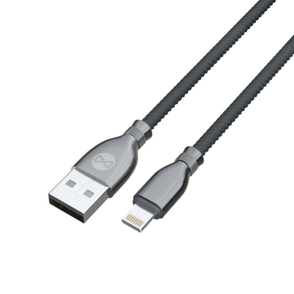 Câble USB-Lightning Forever Tornado 1m 3A noir