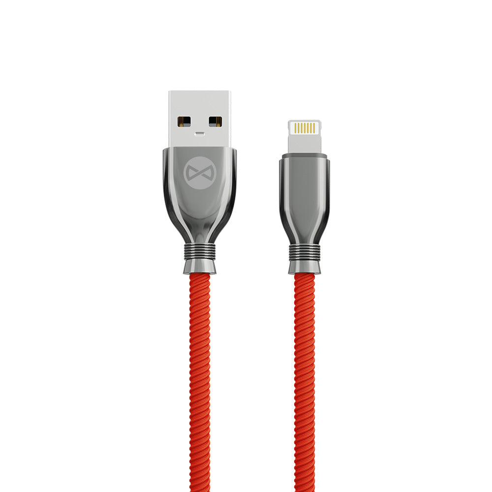 Câble USB-Lightning Forever Tornado 1m 3A rouge