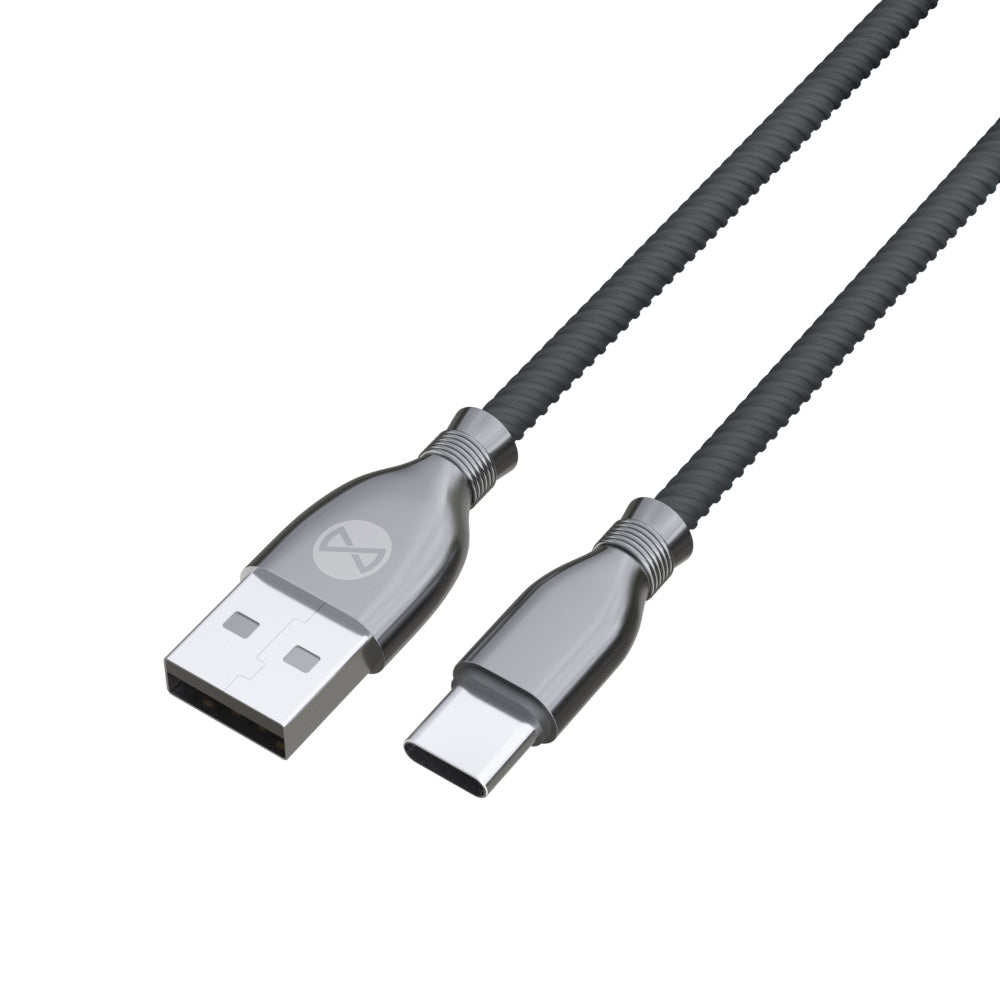 Câble USB-C Forever Tornado 1m 3A noir