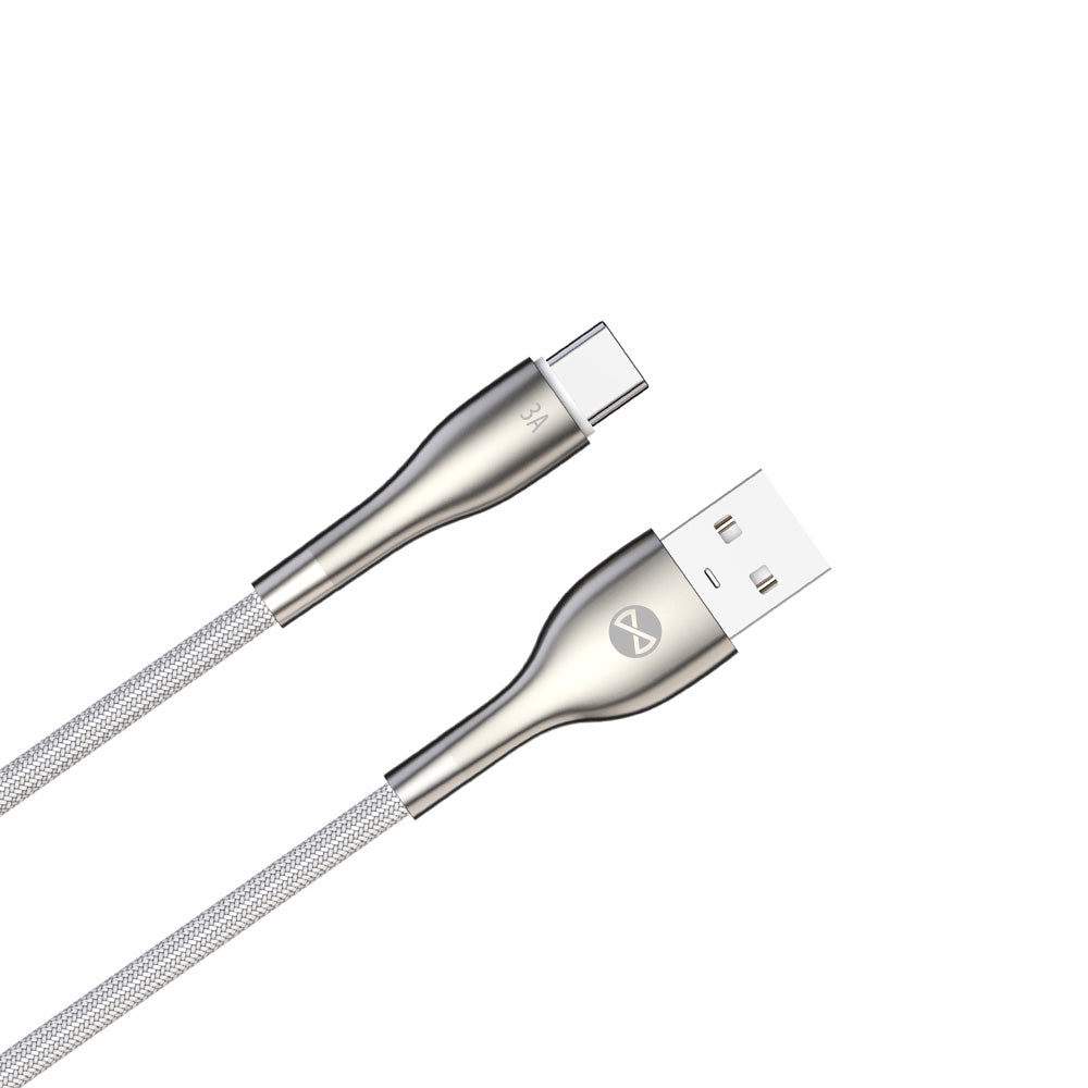 Câble USB-A vers USB-C Forever Sleek — 1m, 3A, charge rapide