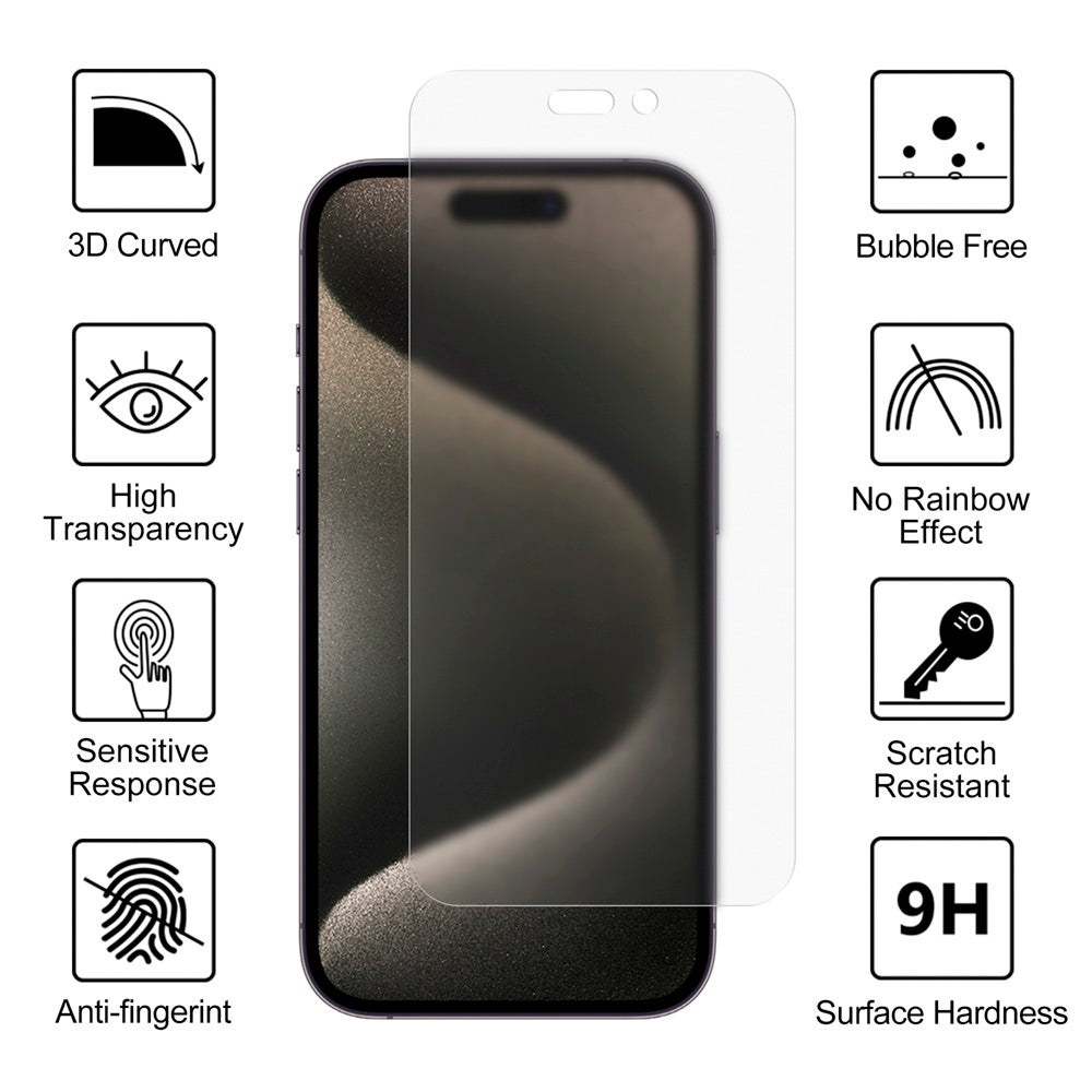 Vmax tempered glass 0.33mm clear glass for iPhone 12 / 12 Pro 6,1" matte