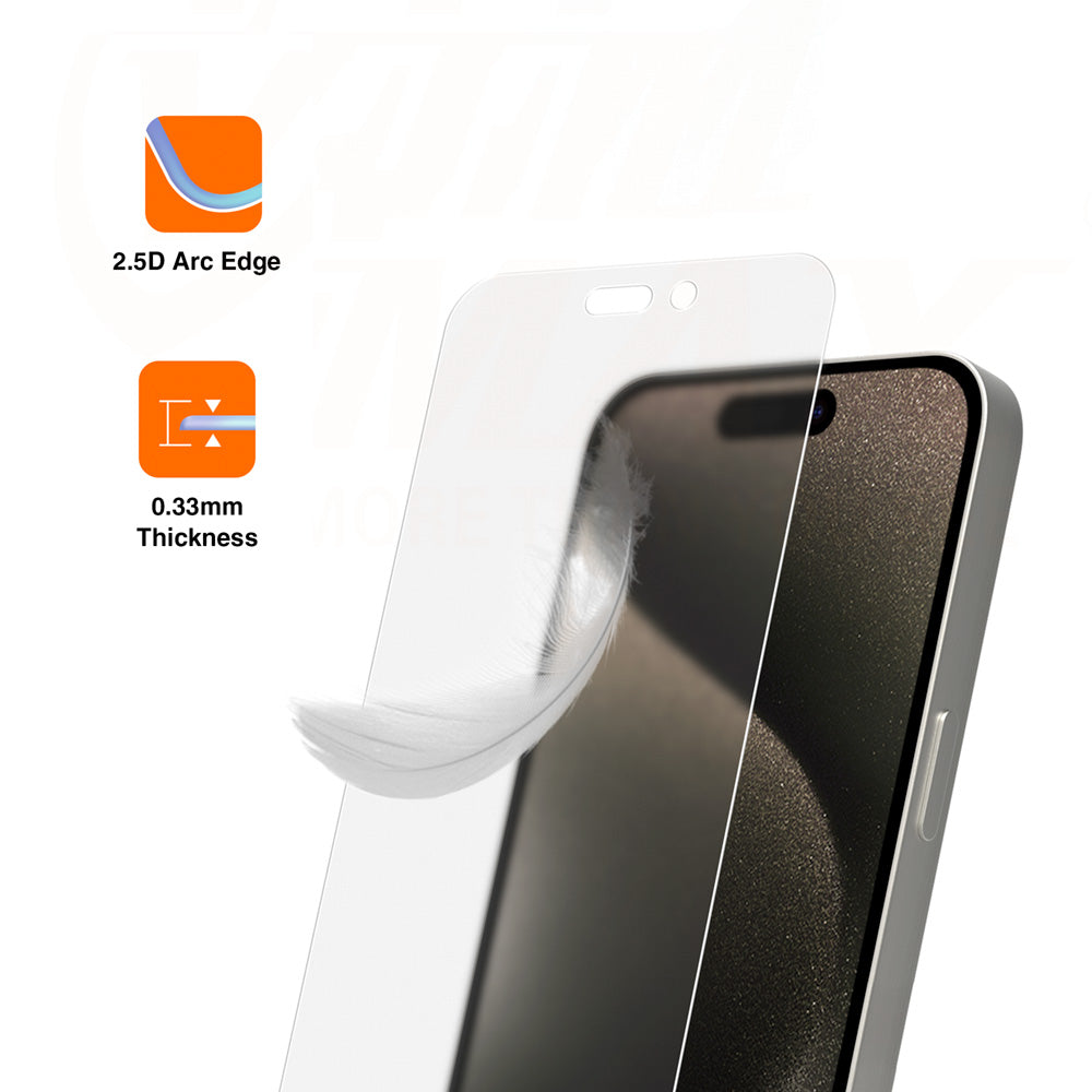 Vmax tempered glass 0.33mm clear glass for iPhone 12 / 12 Pro 6,1" matte
