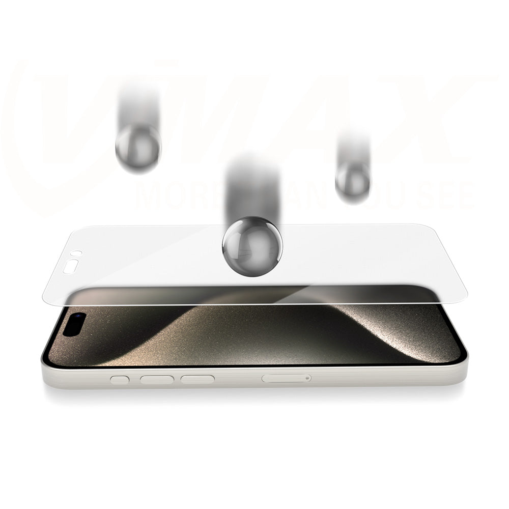 Vmax tempered glass 0.33mm clear glass for iPhone 12 / 12 Pro 6,1" matte
