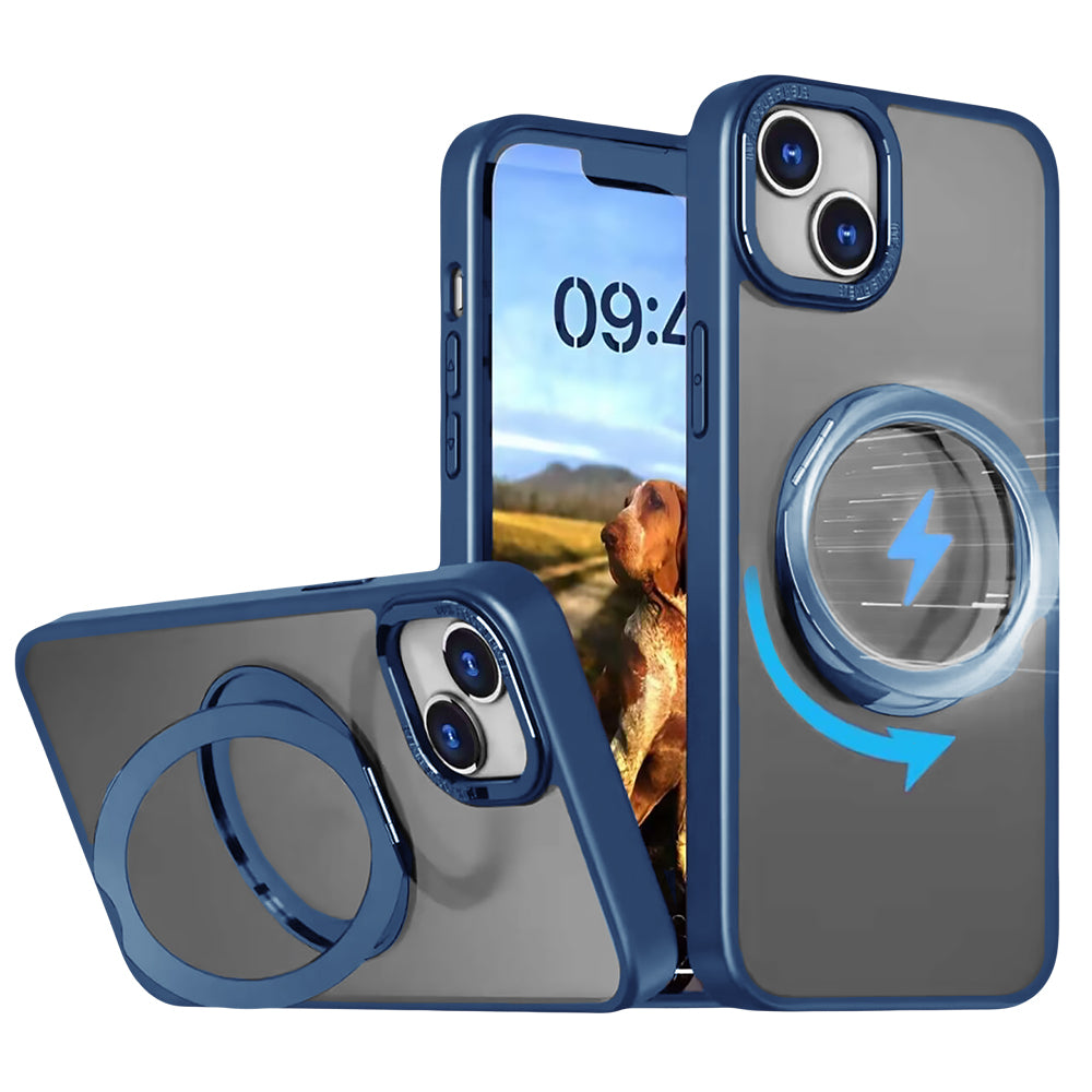 Coque Mag Ring pour iPhone 14 Pro — Bleu marine