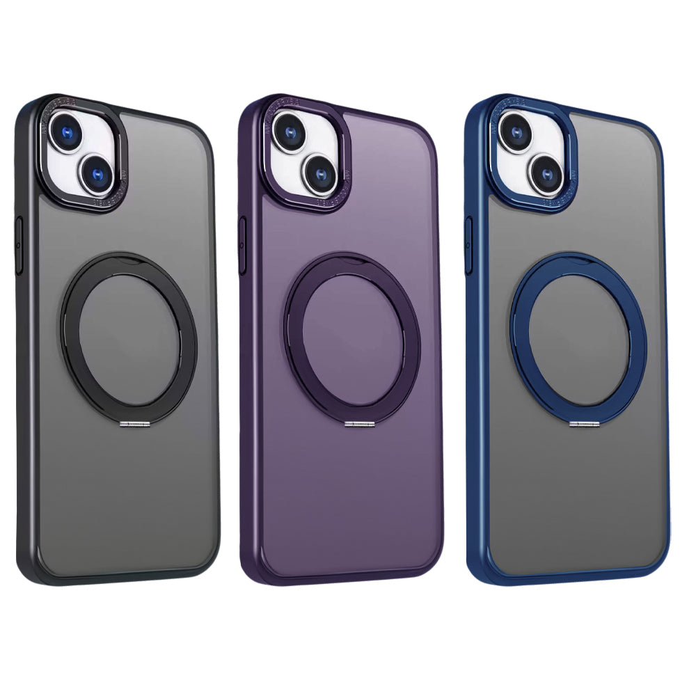 Coque Mag Ring pour iPhone 14 Pro — Bleu marine