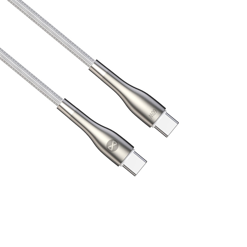 Câble USB-C vers USB-C Forever Sleek 1m 60W — Charge rapide et transfert données