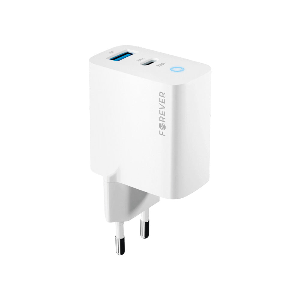 Chargeur mural Forever TC-06 20W USB-C + USB