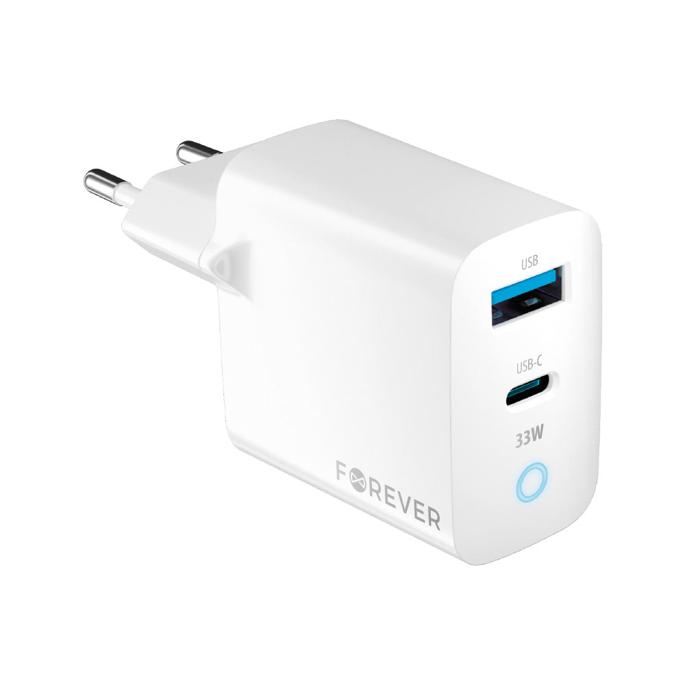 Chargeur mural Forever TC-06 33W USB-C + USB
