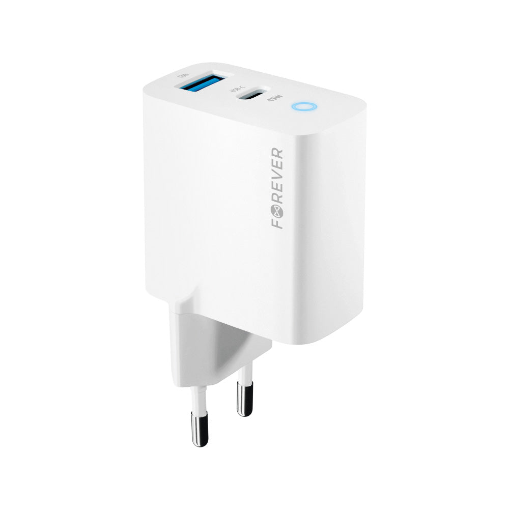 Chargeur mural Forever TC-06 45W USB-C + USB
