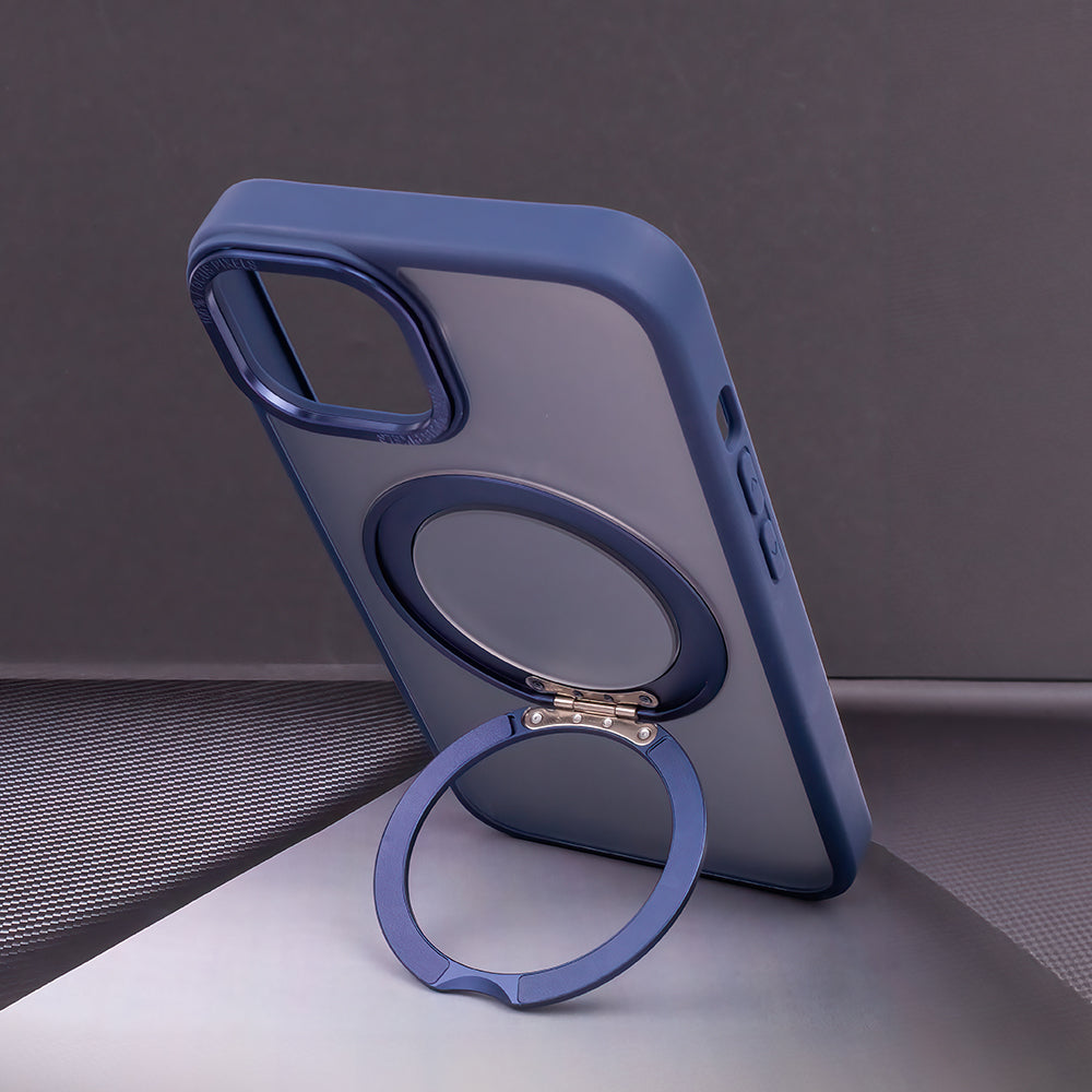 Coque Mag Ring pour iPhone 14 Pro — Bleu marine