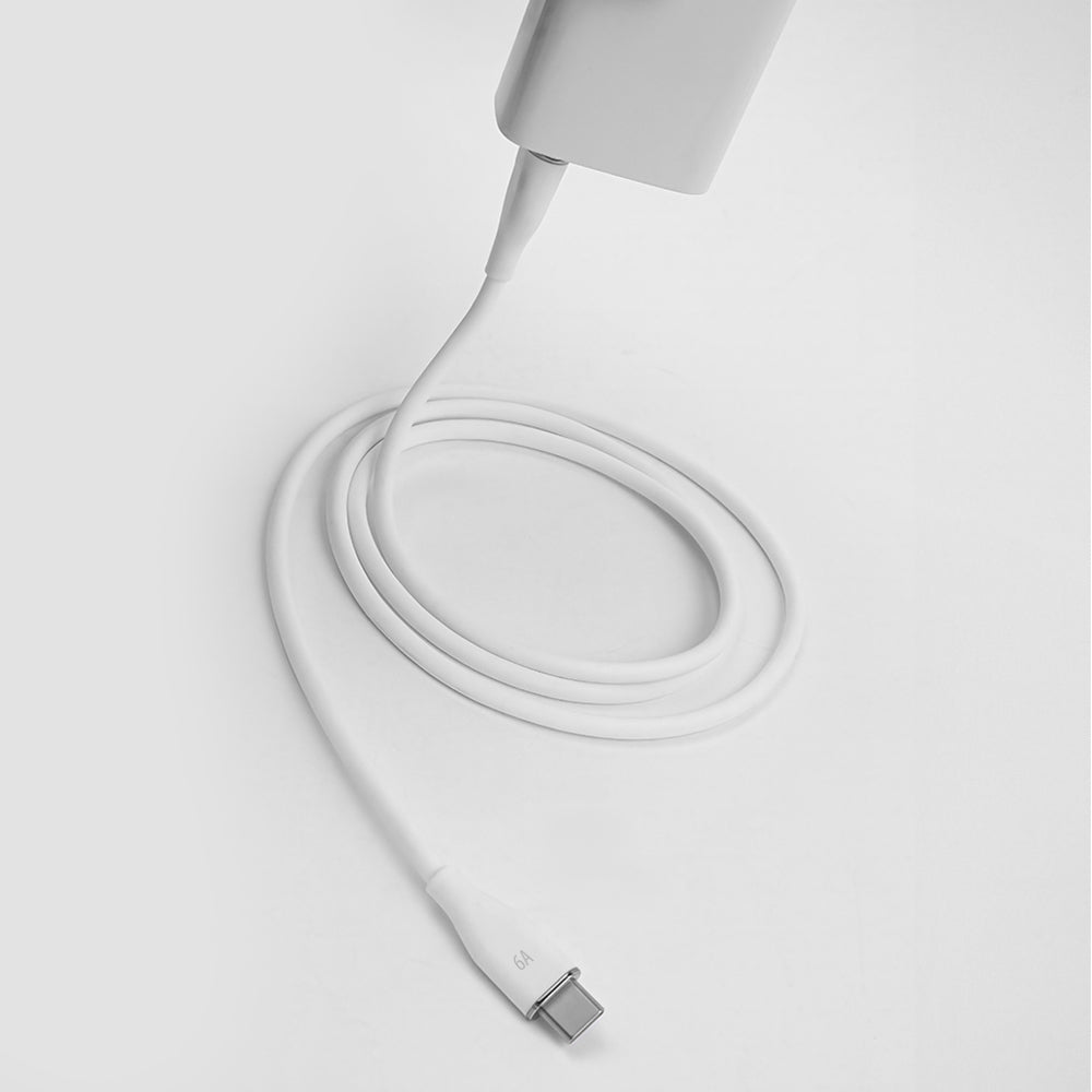 Câble USB-C Forever 1,0 m 6A — Charge rapide 66W blanc
