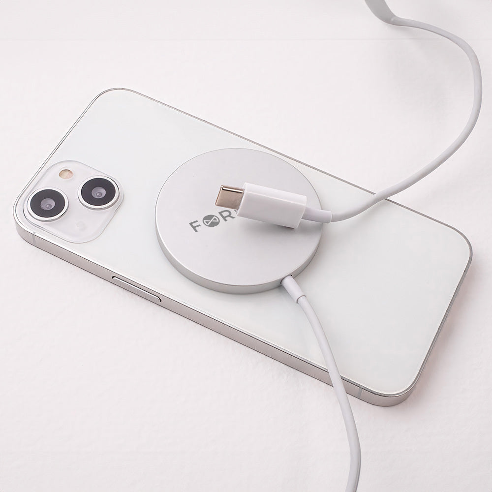 Chargeur sans fil magnétique Forever MAWC-100 15W gris — MagSafe