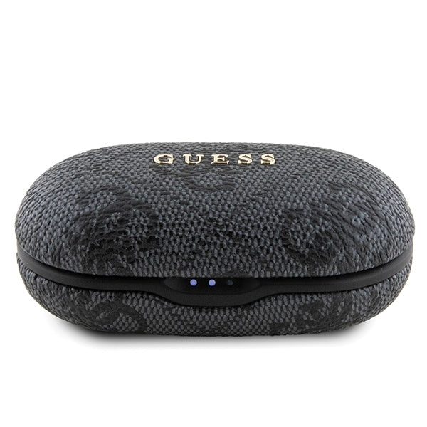 Guess Bluetooth earphones GUTWSP4EGK TWS ENC 4G PU METAL LOGO black