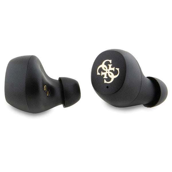 Guess Bluetooth earphones GUTWSP4EGW TWS ENC 4G PU METAL LOGO brown