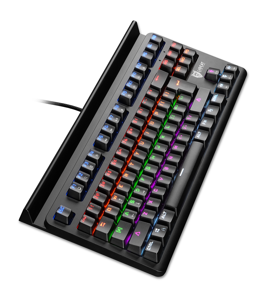 Liocat gaming keyboard KX 365+ C mechanical qwerty outemu blue black