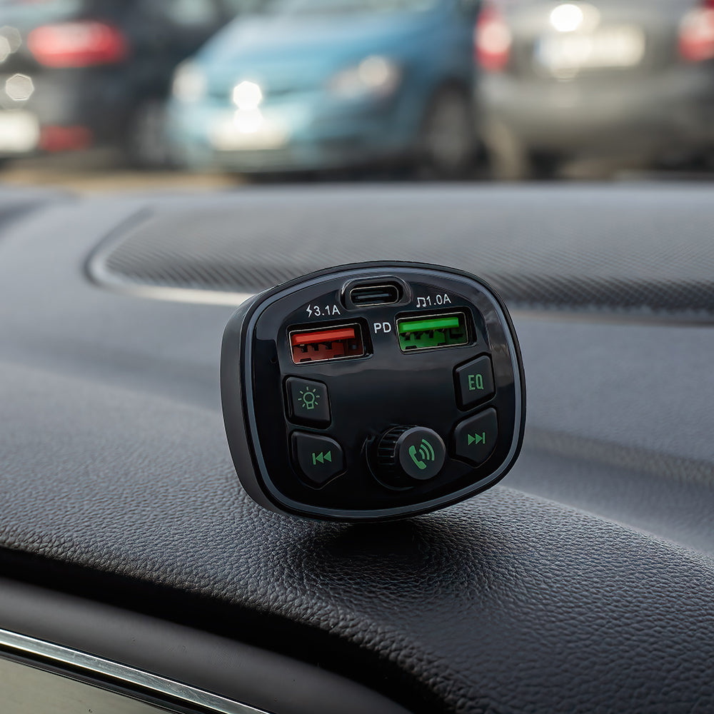 Transmetteur FM Forever TR-360 Bluetooth noir