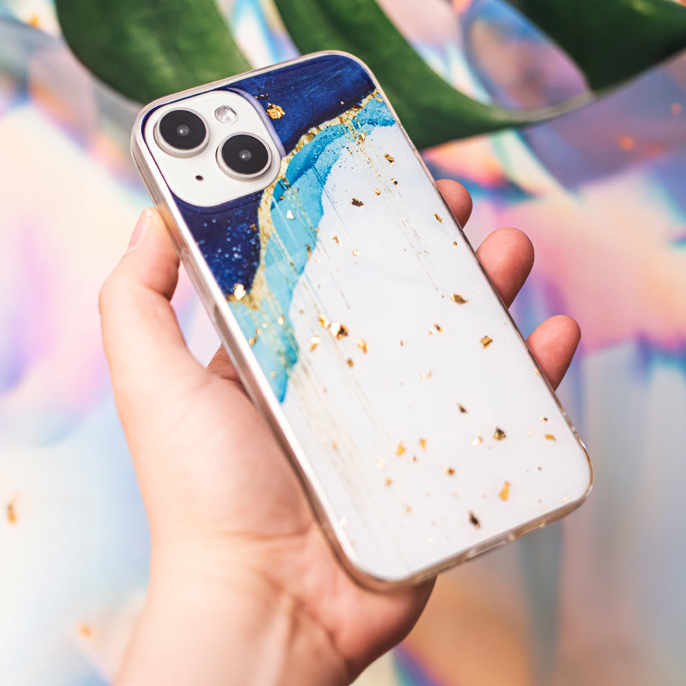 Gold Glam case for iPhone 13 Pro 6,1" iceberg