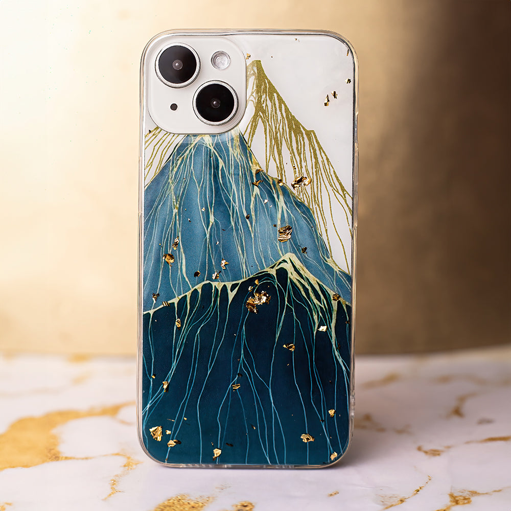 Gold Glam case for Samsung Galaxy A15 4G / A15 5G mountain