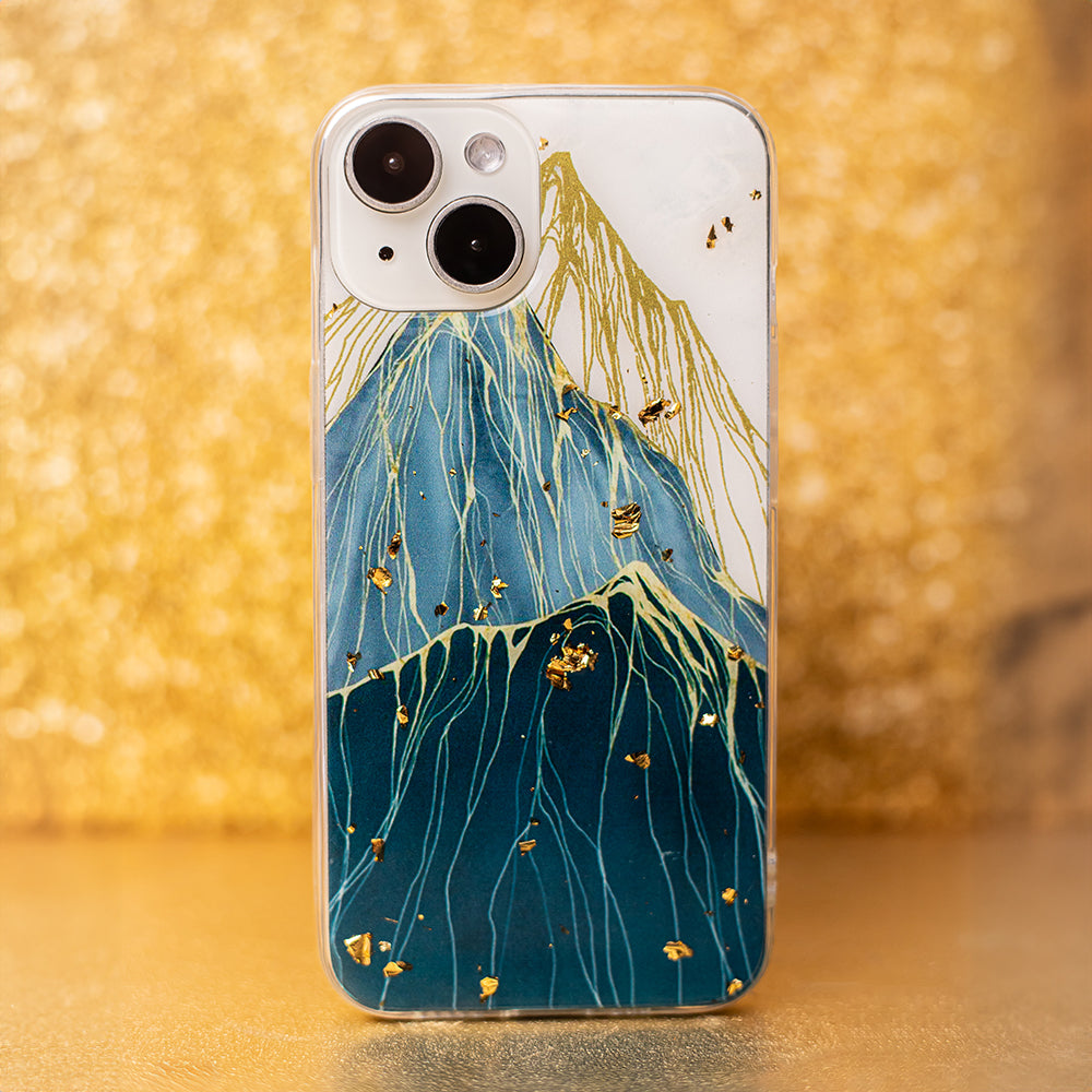 Gold Glam case for Samsung Galaxy A15 4G / A15 5G mountain