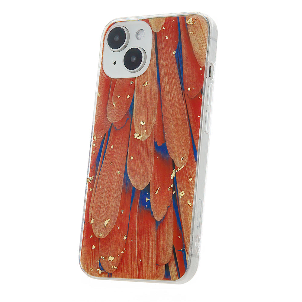 Gold Glam case for iPhone 11 orange