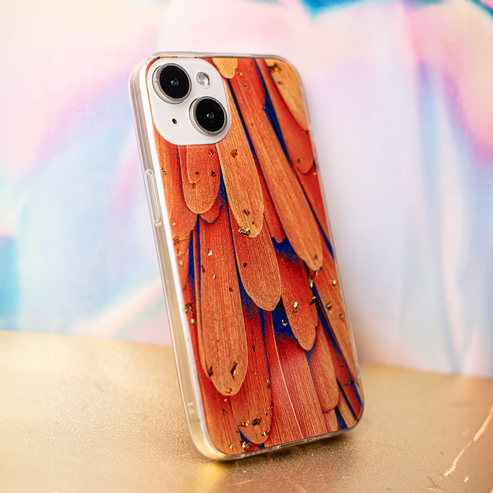 Gold Glam case for Samsung Galaxy A25 5G (global) orange