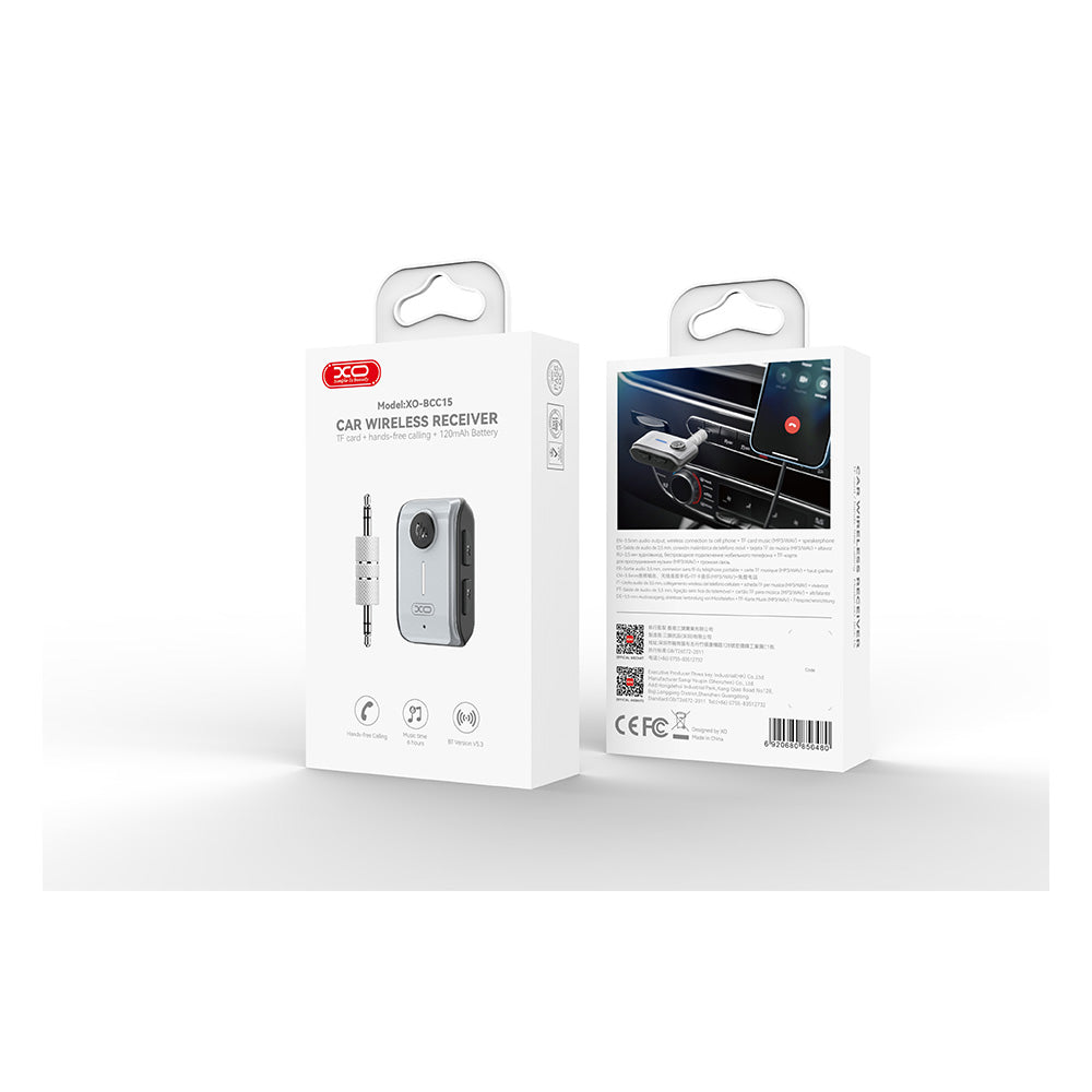 XO transmitter FM BCC15 Bluetooth MP3 jack 3,5 mm black