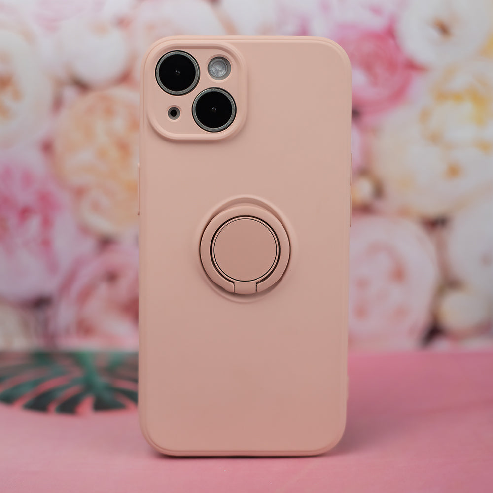 Finger Grip case for iPhone 16 Pro 6,3" pink