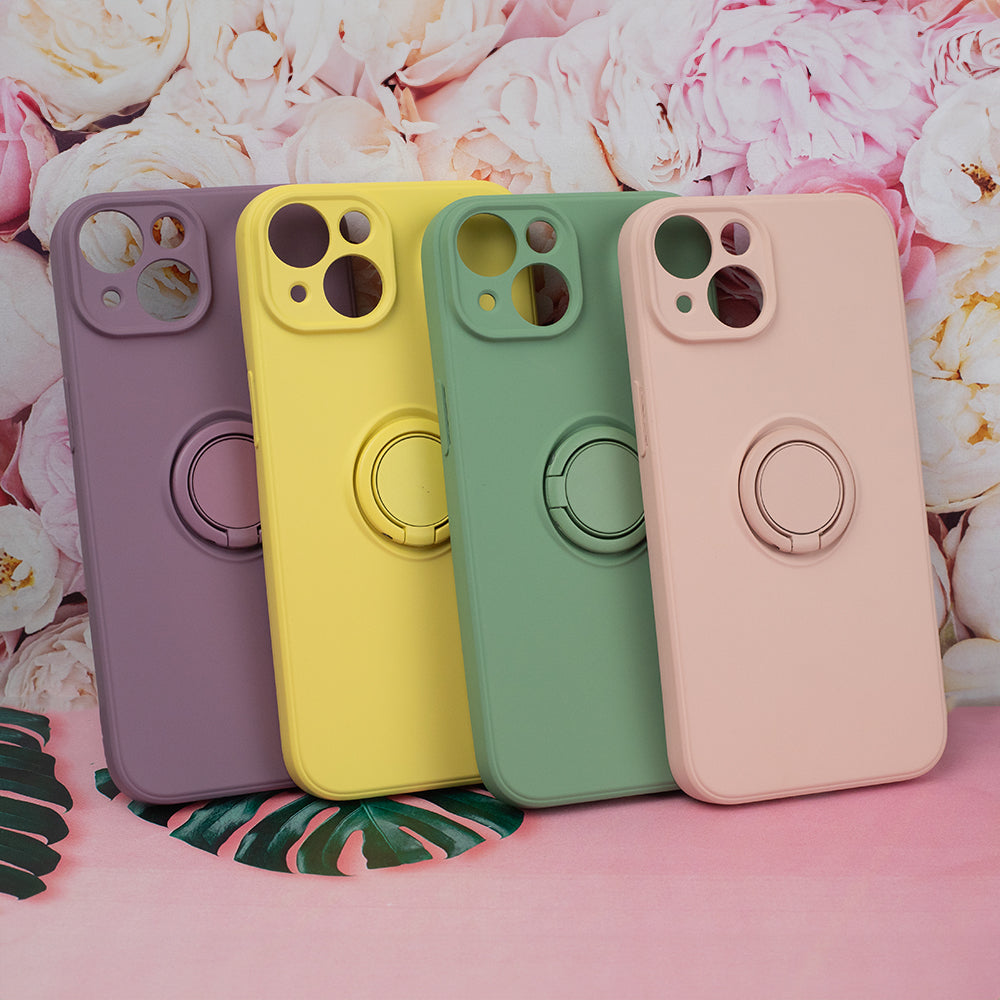 Finger Grip case for iPhone 15 Pro 6,1" pink