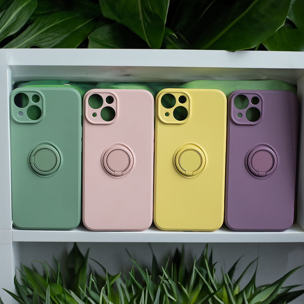 Finger Grip case for iPhone 15 Pro 6,1" light purple