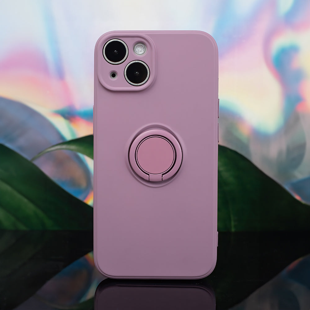 Finger Grip case for iPhone 15 Pro 6,1" light purple