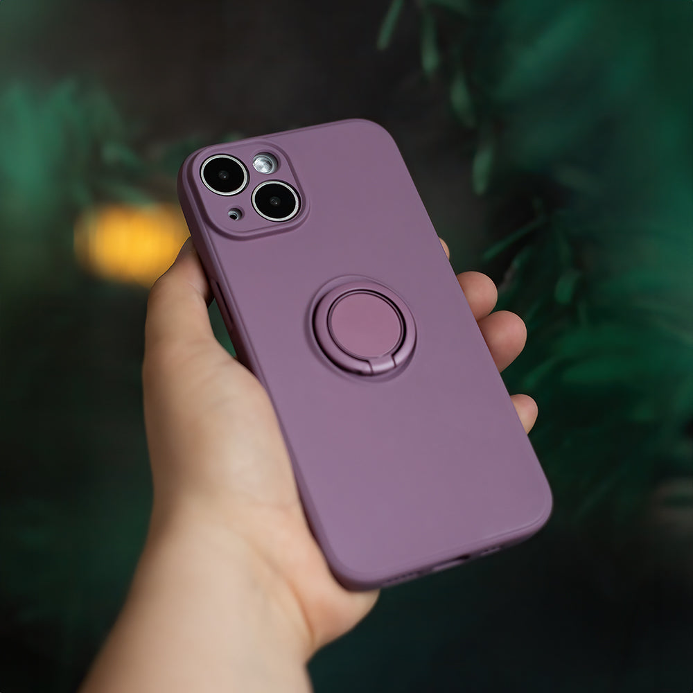 Finger Grip case for iPhone 15 Pro 6,1" light purple