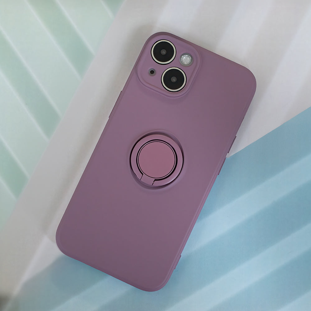 Finger Grip case for iPhone 15 Pro 6,1" light purple