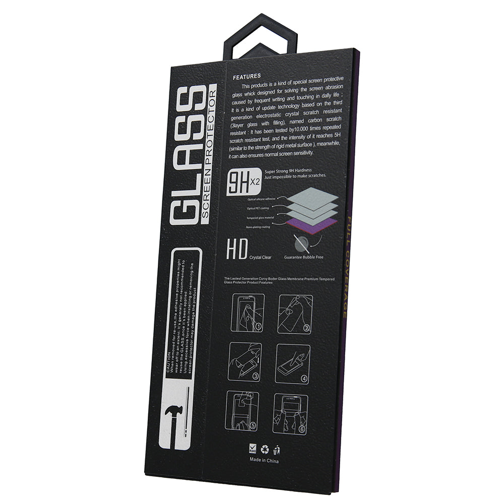 Tempered Glass OG Premium for iPhone SE 2020 / SE 2022 black frame