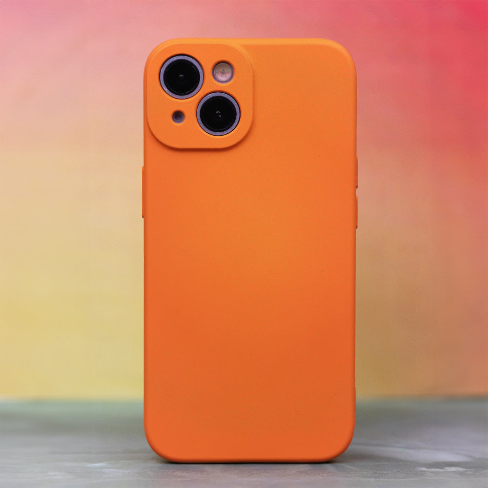 Silicon case for Xiaomi Redmi 13c 5G orange